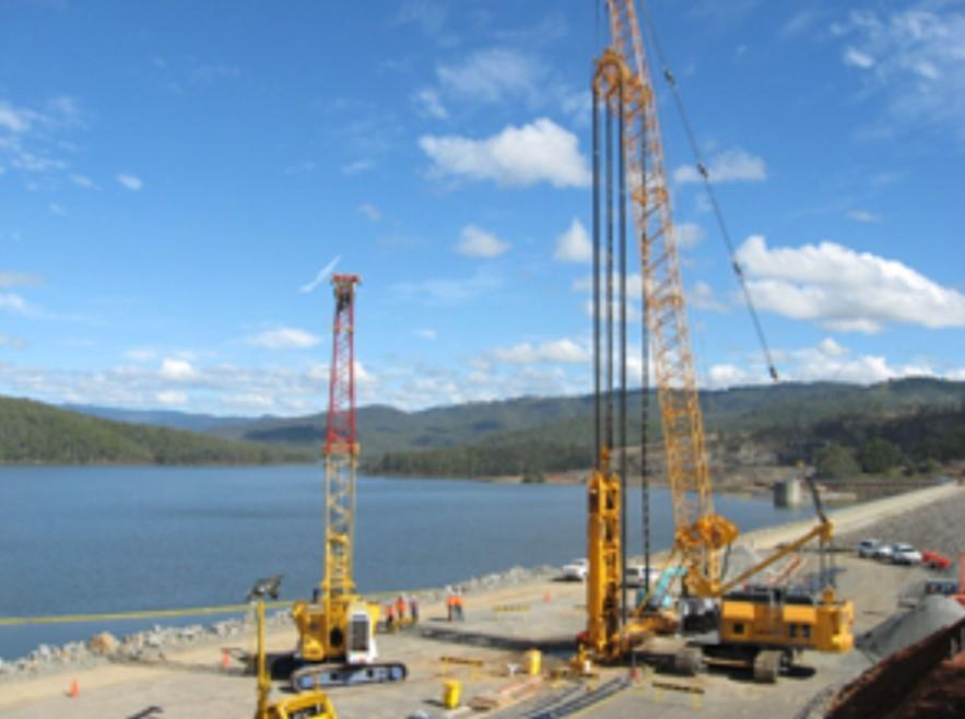 Navajo dam diaphragm wall