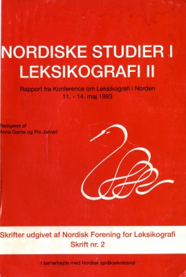 NORDISKE STUDIER I LEKSIKOGRAFI Titel: Forfatter: Ordboksredaktör i dag - personliga reflexioner kring en yrkesroll Inger Hesslin Rider Kilde: Nordiske Studier i Leksikografi 2, 1993, s.