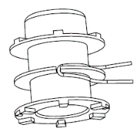 Påsättning av trimmersnöret Spolen levereras med trimmersnöre. Snöret mäter 1,6 mm i diameter. Följ instruktionen nedan vid påsättning av trimmersnöret.