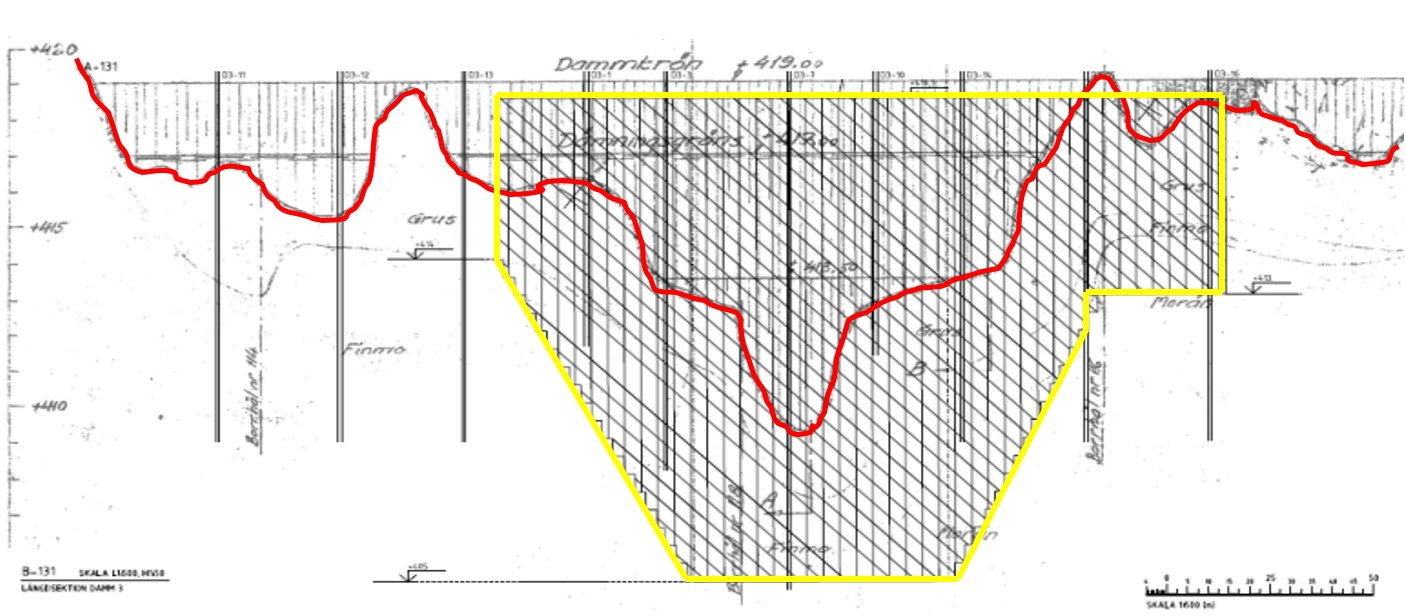 5.5 GENOMFÖRANDE AV REPARATION Allmänt Installationen utfördes av Lemminkäinen och borrutrustningen tillhandahölls av Wassara från LKAB. Projekteringen utfördes av Geomind.