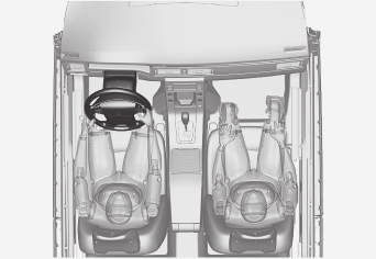 02 Säkerhet Krockkuddesystem Vid en frontalkrock hjälper krockkuddesystemet till att skydda förarens och passagerarens huvud, ansikte och bröst. Systemet består av krockkuddar och sensorer.