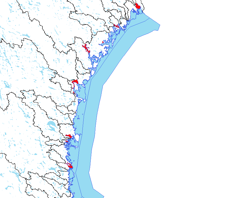 Bottenhavets vattendistrikt - Delområdesrapport Bottenhavets kustområden - Kapitel 2 Miljöproblem i Bottenhavets kustområde Nordmaling Denna övergripande beskrivning av den geografiska utbredningen