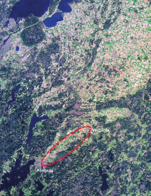 Vissa delar av nuvarande väg ligger troligen kvar i den medeltida färdvägens läge.