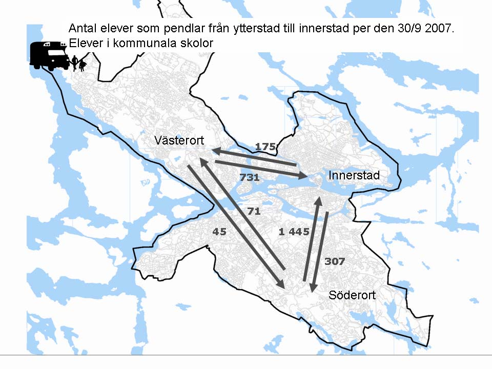 4 Grundskola, obligatorisk särskola och skolbarnomsorg År 27 uppgick elevantalet som gick på grundskolan i Stockholm till knappt 73 5 elever. Av dem gick 82 procent i kommunala skolor.