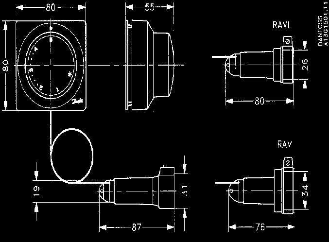 1 2 3 4 5 l 7 9,5 14 17 20 23 26 28 C RA 2970, RA 2977, RA 2978, RA