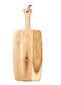 SKÄRBÄRDA BUTCHER BLOCK Robust och rejäl skärbräda i oljad Acasia trä (FSC Certifierad). Stavlimmad. Skärbrädan har praktiska handtag på varje kortsida. Strl: 39x29x4cm. Förp: presentkartong. Artnr.