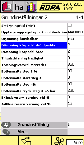 Vid backning hörs i driftssätten "Hare" och "Sköldpadda" en varningssignal, som gör andra personer