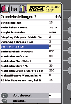 6 Drift För att stoppa stålrullarna skall hastigheten till att börja med sänkas till steg 1.