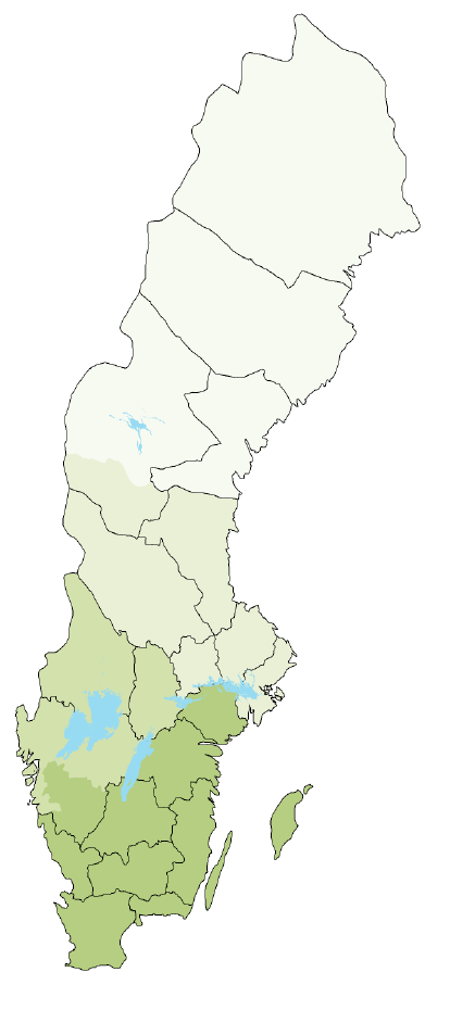 Bilaga 6 Appendix 6 Figur 2 Indelning i virkesbalansområden Wood balance regions of Sweden Länsgräns County border Områdesgräns Regional border Balansområde Balance region Norrbotten 1 2 3 4