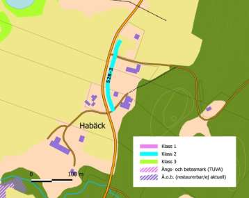 ID 528-3 Kommun Härryda Sida av vägen Östra, ytterslänt Längd (m) 180 Naturvärde Klass 2 Flora Åkervädd 2 (30), flockfibbla 3,