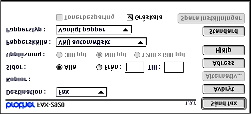 Använda maskinen med Macintosh För användare av Mac OS 9.1 till 9.2 Du kan skicka fax direkt från en Macintosh. 1 Skapa ett dokument i ett Macintosh -program.