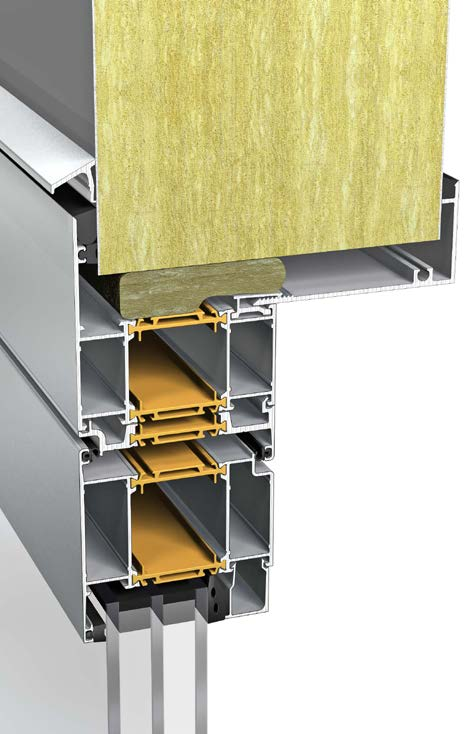 Våra aluminiumfönster har bra beständighet, ger minimalt underhåll och har lång livslängd. 37. Sapa Dörr i lättvägg Även Sapa dörrar kan installeras i lättväggskontruktioner.