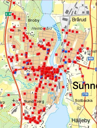 16 (31) 1. Sunne tätort Sunne tätort är Sunne kommuns huvudtätort. Storgatan (väg 241) är en genomfartsled som delar Sunne tätort på mitten.