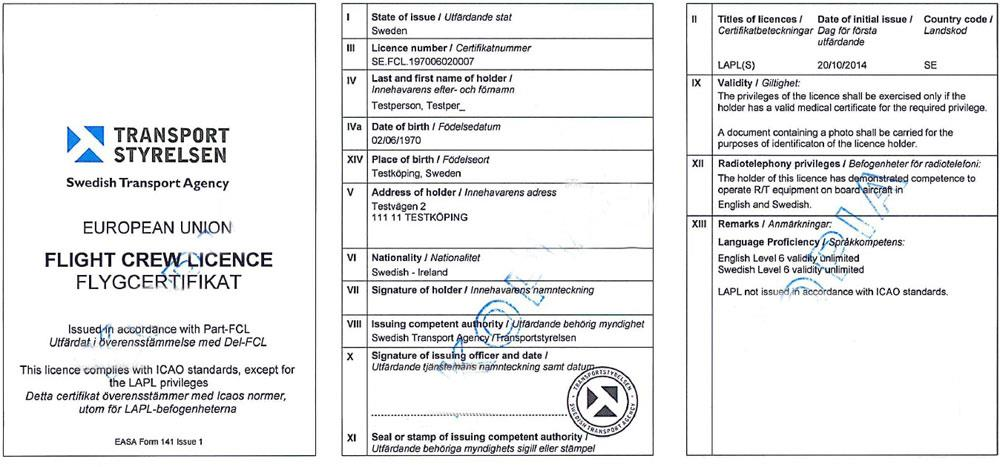 Från S-certifikat till EASA FCL En presentation som hjälper dig med