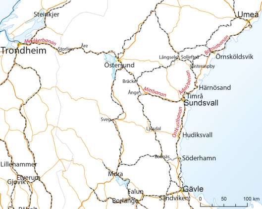 ombyggnadsåtgärder kan med säkerhet inte definieras. Avseende anslutningsspår söderut så finns inte något sådant i dagsläget varför ombyggnad inte är ett alternativ.