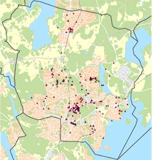 Karta 36-38: favoritplatser,problem och önskemål, årskurs 5.