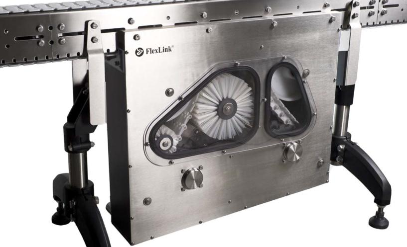 Figur 3.1 Rengöringsmaskinen 5620EN-1 Flexlink 5686EN-1 Denna produkt använder sig inte av tryckluft utan endast av vatten och borstar.