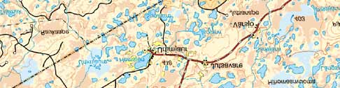 35. Piessimvaara, Okkomvaara Områdesbeskrivning Området ligger på gränsen mellan Gällivare och Jokkmokks kommun, ca 10 km nordost om Messaure kraftstation och ca 14 km öst om Muddus nationalpark.