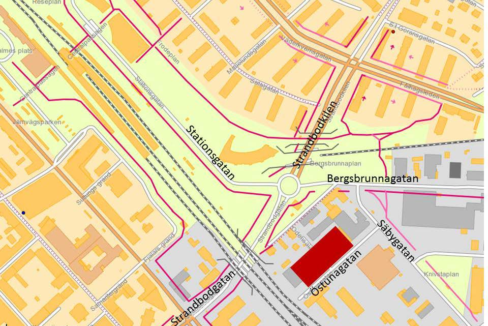 Förutsättningar Boländerna är huvudsakligen ett industriområde men i kv Gudur finns bostadshus som är äldre än den gällande detaljplanen från 1934.