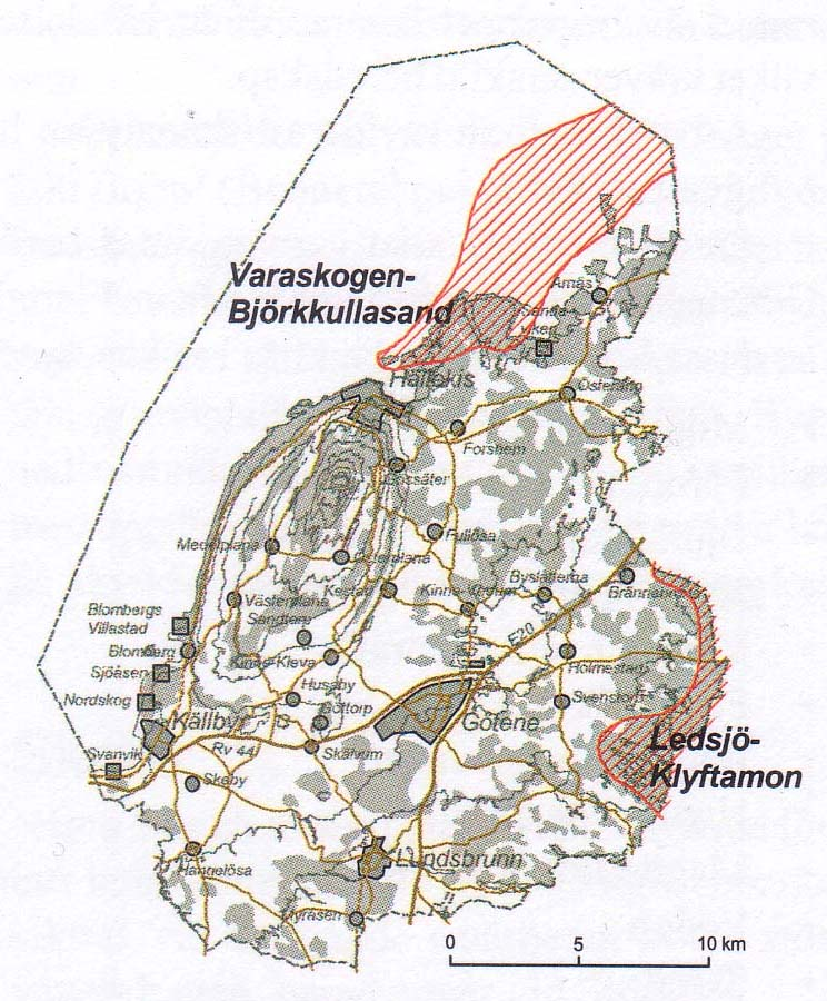 STÖRRE OPÅVERKADE OMRÅDEN Inför framtiden är det viktigt att bevara större, relativt opåverkade områden fria från exploateringsföretag och andra ingrepp I miljön.