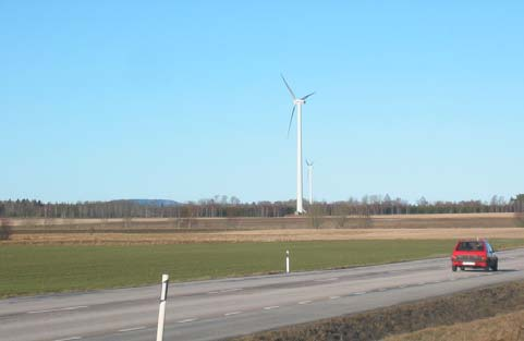 Ljudnivån beror på fabrikat och modell av vindkraftverk och hur ljudet sprids beror bl.a på vindstyrka och topografi.