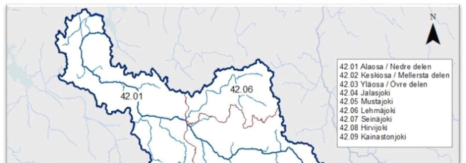 beskrivits ingående i publikationen Preliminär bedömning av översvämningsrisker inom Kyro älvs avrinningsområde (2011).