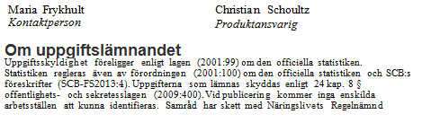 Statistiska centralbyrån SCBDOK 3.
