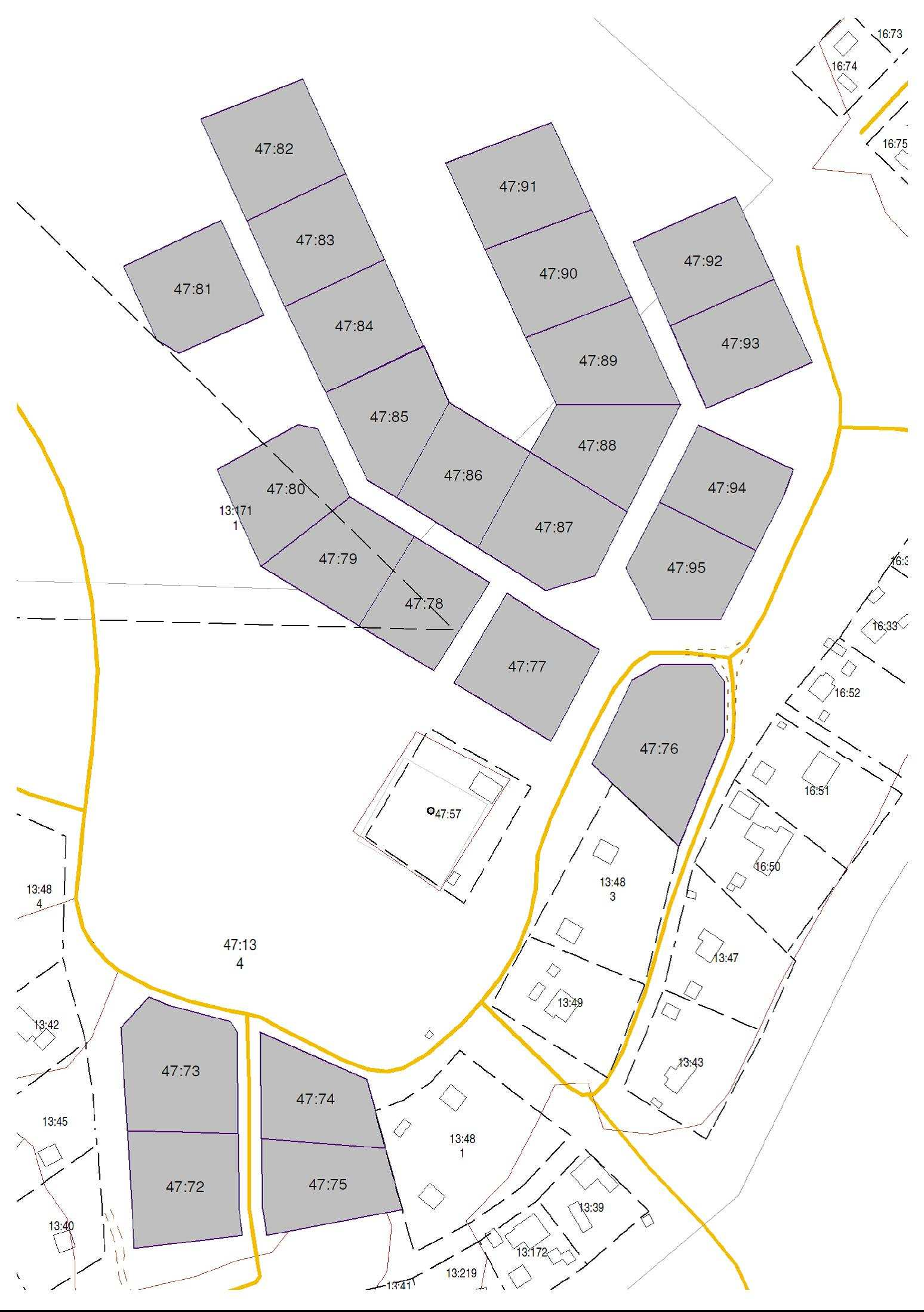 SITUATIONSPLAN Tennisbana Vad får man bygga? Den nya bebyggelsen kommer att bestå av friliggande enplanshus.