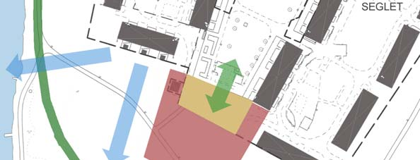 gång- och cykelväg soltrappa () gård på p-däck Södra Orrholmen En komplettering av radhusen i Västra raden erbjuder ett av Karlstads mest attraktiva bostadslägen.
