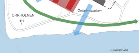 För utemiljön bör tydliga gränser skapas mellan de offentliga park- och torgrummen och den privata/halvprivata zonen i bostadens närhet.