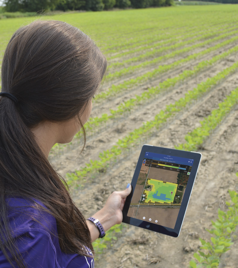 FÖR ODLAREN CONNECTED FARM-APPAR FÖLJ UPP FORDONENS NYTTJANDEGRAD