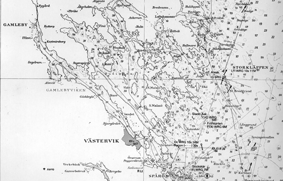 Utrikeviken Kuggviken Örserumsviken Figur 1. Översiktskarta delen av viken saknade bottenbunden vegetation.