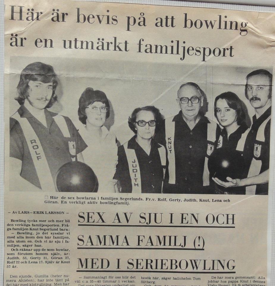En annan Pärlanspelare som gjorde bra ifrån sig på fastlandet var Bror Andersson (bilden nedan) som kom femma i riksfinalen i Word Cup. Bror kom fyra i kvalet på tio serier med 1958 p.
