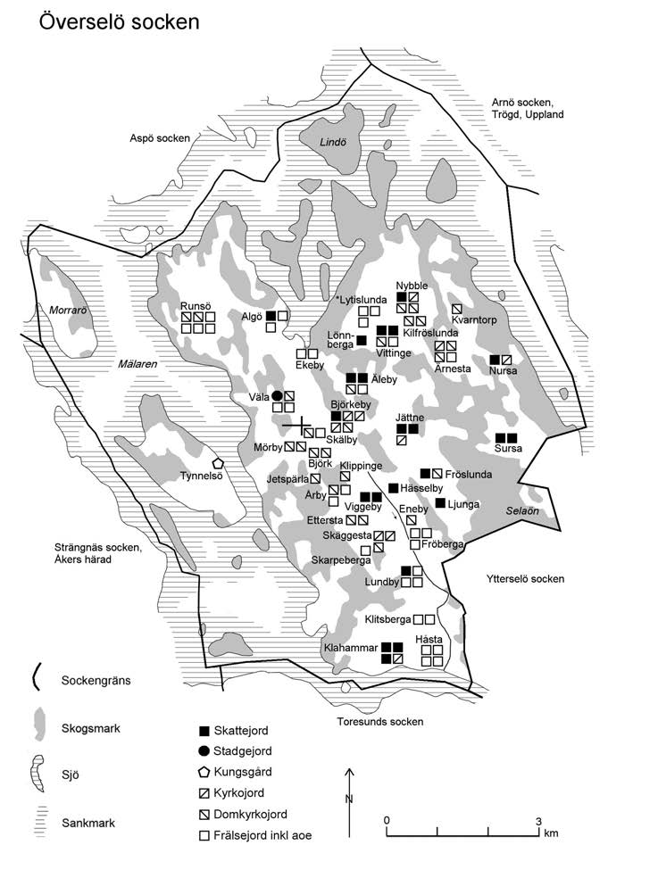 164 Selebo härad Kartan visar