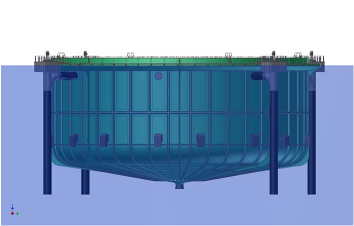 Neptun världens största prototyp för semi sluten lax produktion