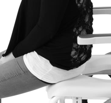 Kontakten till vänster styr den aktuator som påverkar ryggen medan kontakten till höger styr aktuatorn för tiltning av sätet.
