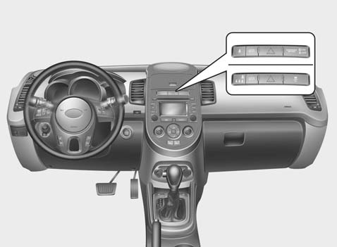 En snabb överblick ÖVERBLICK - INSTRUMENTPANEL 1. Krockkudde...3-38 2. Reglage för yttre belysning och blinkers...4-65 3. Mätare, varnings- och kontrollampor...4-36 4. Reglage för torkare och spolare.