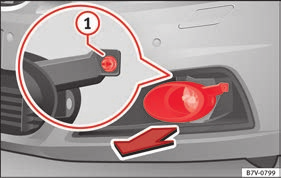 Blinkers 1 Blinkerslampor 2 1. Öppna motorhuven sidan 263. 2. 3. 4. 5. 6. 7. Rotera skyddet bild 107 i pilens riktning och ta av det.