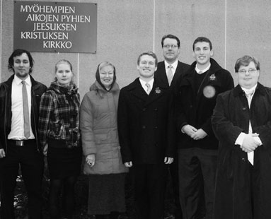 Samarbete mellan medlemmar och missionärer Samuel Koivisto När medlemmarna i Björneborgs gren i sydvästra hörnet av Finland fick områdespresidentskapets brev som inbjöd dem att göra juni 2011 till en