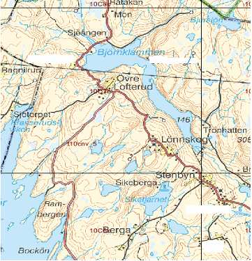 Studieområde Studieområdet är beläget i Västra Värmland och tillhör Säffle kommun (fig. 1). Berggrunden i det här området utgörs av det s.k. Åmålskomplexet vilket innehåller både sura och basiska bergarter.