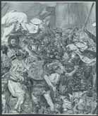 Engraving in greyish-blue. (é) 400:- 2463K Battle of Grunwald (German Tannenberg) 1410, after a painting by Jan Matejko.