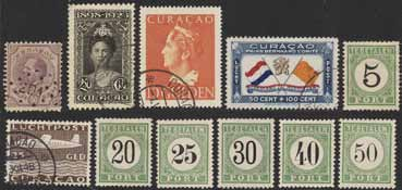EUR 250 éé 500:- 2758A Accumulation in stockbook. (Approx. 220 + one block Mi No. 31) éé/é/ 800:- 2759A Lot in large album old - modern. Nothing expensive, but many stamps in mostly good quality.