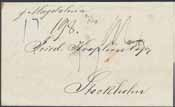 Obetalt brev sänt från RIO DE JANEIRO 7.NO.1861, via LONDON 4.DE.61, HAMBURG 6.12.61 och HAMBURG KSPA(D) 6.12.1861, till Stockholm. Skeppsnotering pr Magdalena.