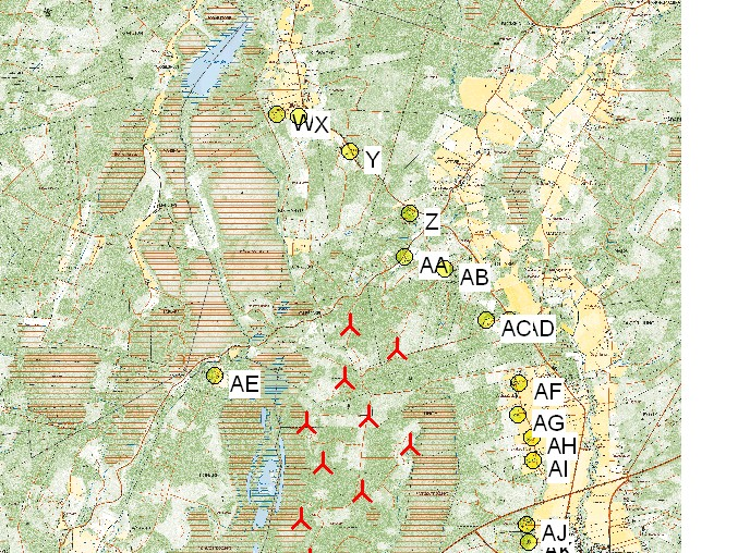 Projekt: Ljunga 2011 Enligt Boverkets handbok, Planering och Prövning av vindkraftsanläggningar, rekommenderas att den teoretiska skuggtiden för störningskänslig bebyggelse inte bör överstiga 30