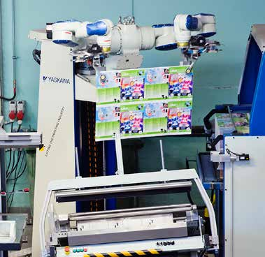 Yaskawa Levantos rörelsemönster är förprogrammerad medan