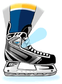 En skridskoskenas smala 3 millimeters iskontakt är bara ca 1 % av en skosulas markkontakt Ta ur innersulan och mät längden Ett bra sätt att kolla hur mycket plats foten får inuti skridskon är att ta