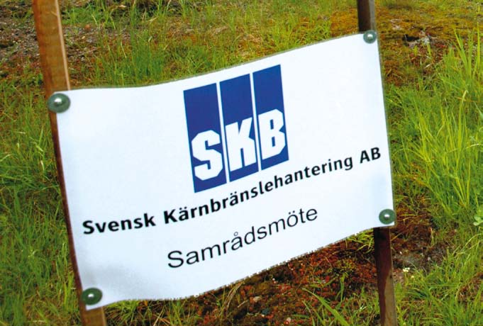 Åtta års samråd avslutade SKB:s målsättning för samråden enligt miljöbalken var att alla som ville engagera sig skulle ges tillfälle till detta.