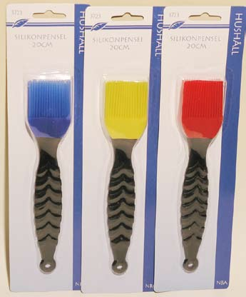 3722 Silikonpensel 2-pack 17,5cm,