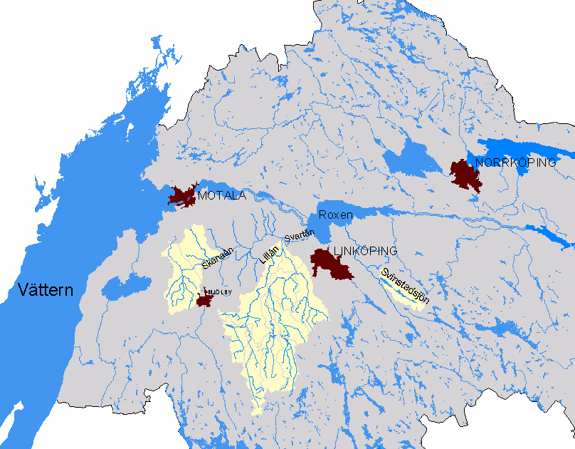 Bilaga 3 Figur10: Översiktskarta Östergötlands