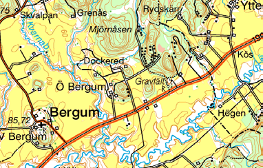 8. Bergums dammar, Bergum Datum: 2005-11-01 Flodområde: 108 Göta älv Koordinat: 6416500/1285000 Ett prov i varje levé togs med håvdrag.